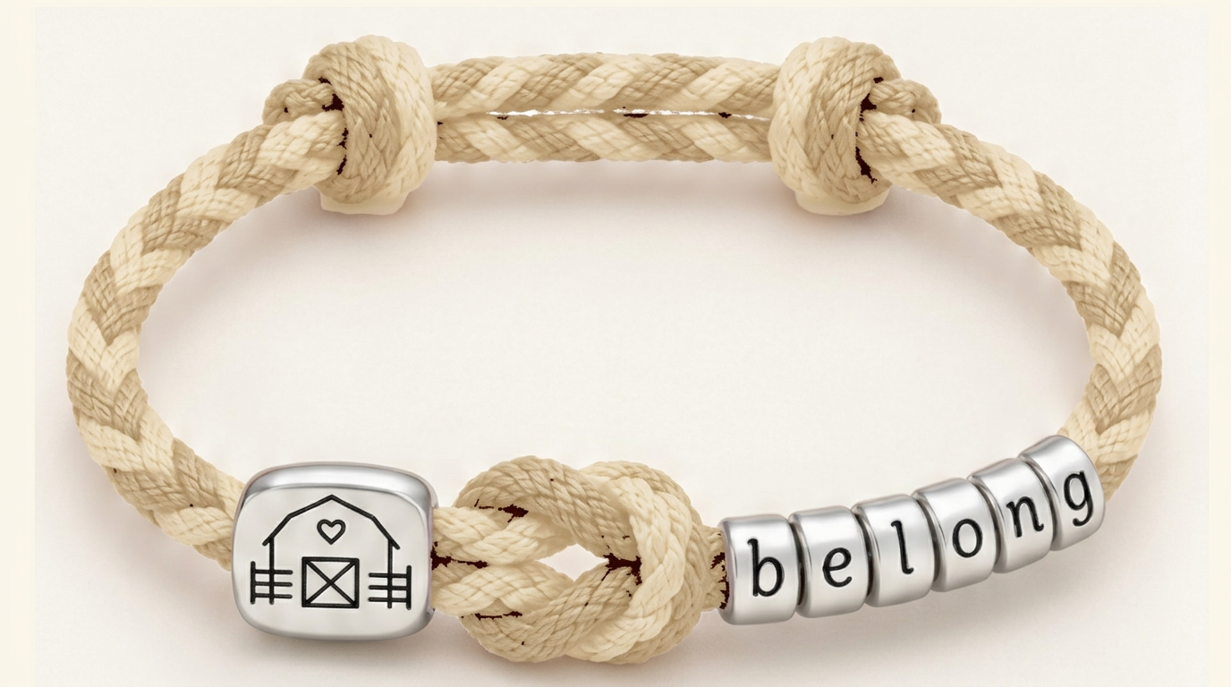 Galuhp Sanctuary Horses bracelet in Morning Cream