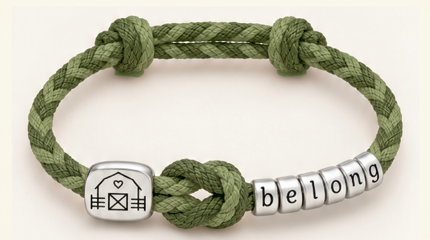 Galuhp Sanctuary Horses bracelet in Willow Green