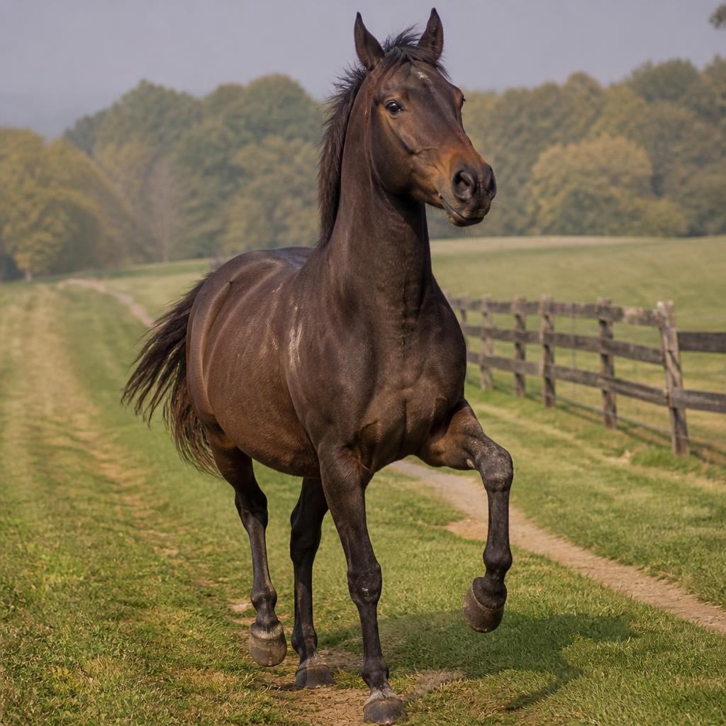 Lane, 6-year-old dark bay gelding