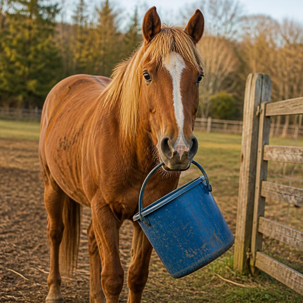 Pickle, 7-year-old chestnut gelding