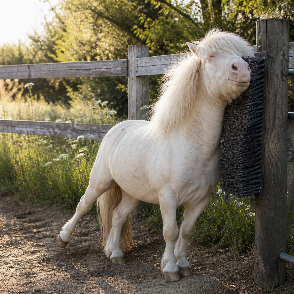 Teddy, 9-year-old cremello gelding